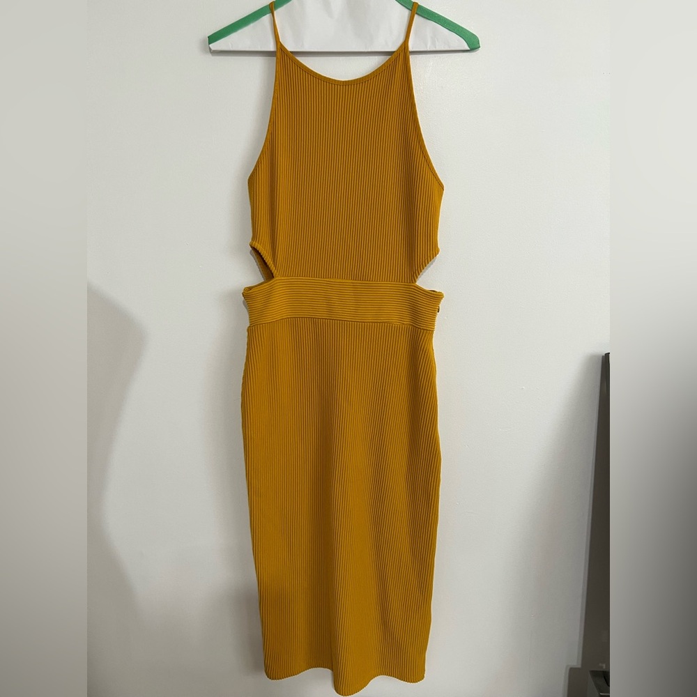 Top shop Mustard Yellow Sleeveless Dress